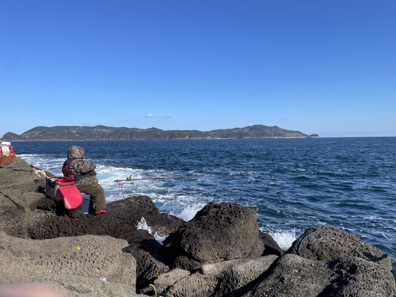 長崎県対馬・羽島で石鯛釣り