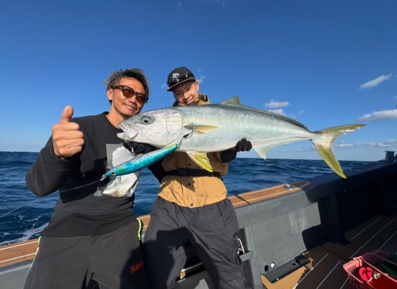 玄界灘ヒラマサキャスティングinサンライズ新海